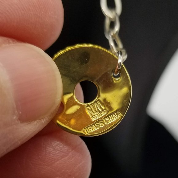 RLM Studio Sterling & Brass Signature Necklace - Picture 4 of 6